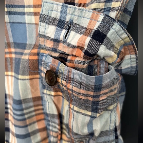 Arizona Jean Co Boy's 12 Reg Plaid Adjustable Waist Shorts - Picture 3 of 8